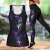 Unity of Animals Pattern Print Yoga Outfit for Women Fashion Workout Leggings Fitness Sports Casual Yoga Set Sports Suit