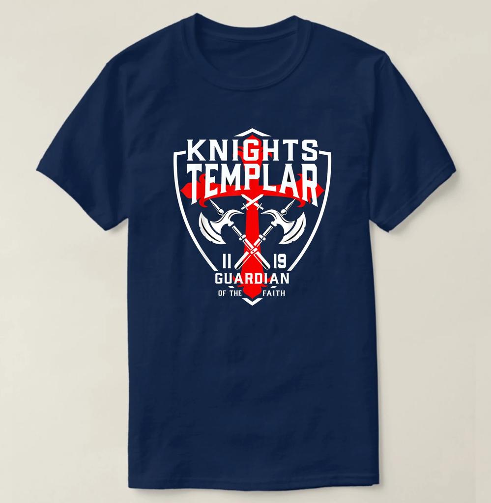 The Christian Cross Knights Templar TShirt 100 Cotton ONeck Summer Short Sleeve Casual Mens Tshirt Size S3XL