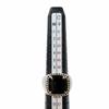Excelente Anel TOM WOOD anel Anel de Maio Ônix Preto Diamante Prata 925 masculino 48 Usado