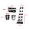 Car Fuel Brake Pedal Cover Accessories For Hyundai I30 Santa Fe CM DM Sonata 8 Grandeur HG 2011 2012 2013 2014 2015 2016 2017