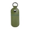 USB Flash Drive Case Microfiber Leather Dust Protective Cover with Metal Closure Keychain Optional Color