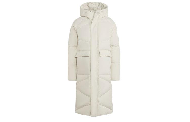 Adidas BIG BAFFLE DOWN COAT Down Jacket Men s White HN9926 XL