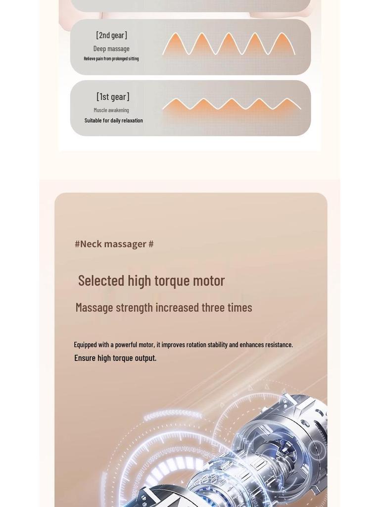 Multifunktionales Trapez- & Nackenmassage-Schultertuch mit Heißkompresse