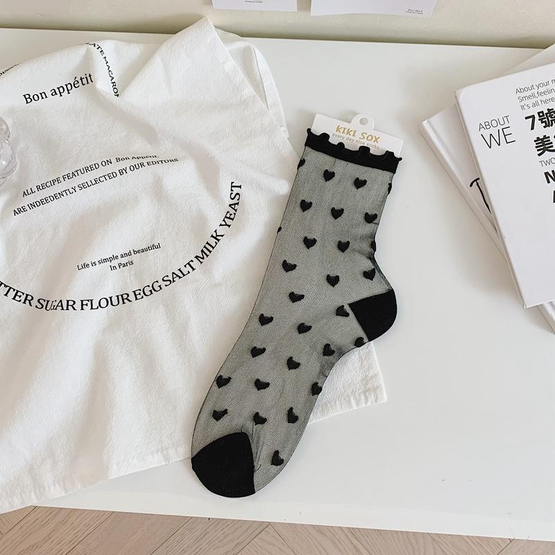 

Картонные Чулки Детские Летние Тонкие Белые Японские Полосатые Носки Средней Длины Кружевные Прозрачные Шелковые Женские Носки Черные Чулки One size fits all