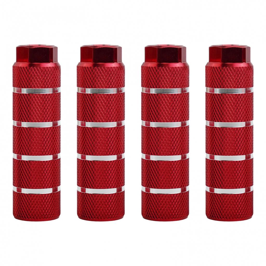4pcs Bicycle Rear Foot Pegs Aluminum Alloy Mount On Axle for MTB Road Bike