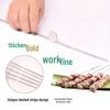 ZISIZ Thickened 304 Stainless Steel Flat BBQ Skewers, 5-Pack