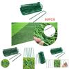 Heavy Duty Green Galvanised Turf Nails Steel Ushaped Garden Ground Pegs For Lawn And Garden Cover Fixing