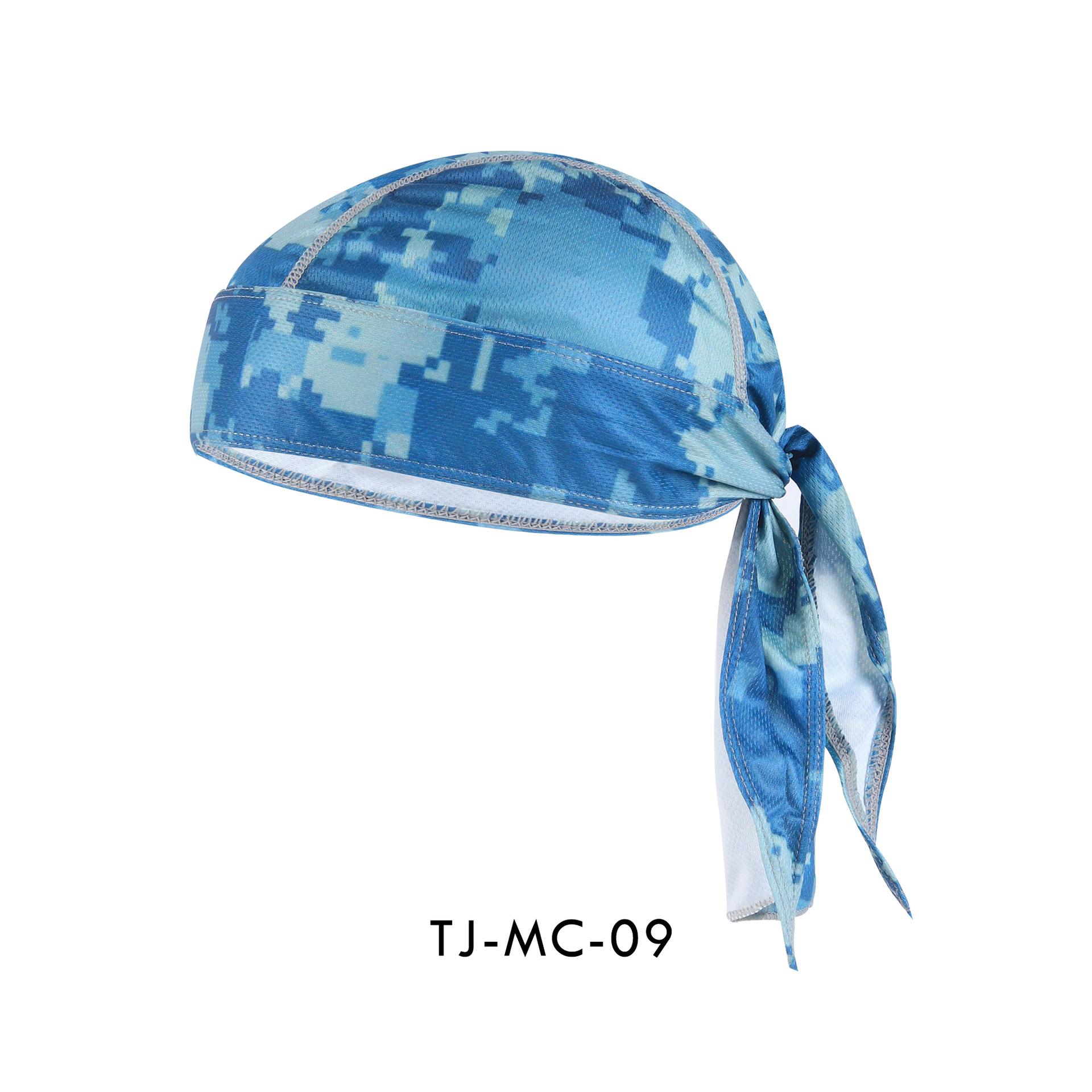 

Спортивные шапки для езды на велосипеде на открытом воздухе, платки, дышащие, быстросохнущие, защита от солнца, пиратская шляпа, кепки с принтом, чехлы One Size