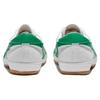 Asics נעלי קז'ואל יוניסקס סניקרס לבן ירוק 1203A317-101 Tsg-110 בד בוהן עגולה שרוכים נמוכות