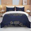 Botanical Flower Double Bed Duvet Cover Bed European Bedding Sets Home Textiles Luxury Pillow Cases Bedroom Bedding Sets