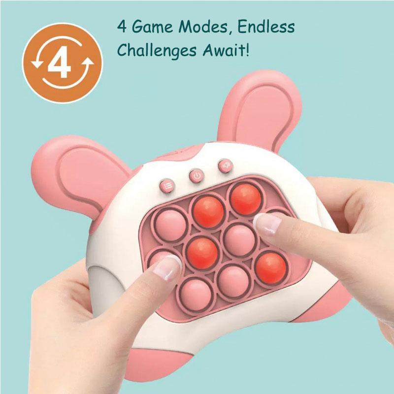 Light Up Pop It Bubble Puzzle Game Machine Quick Push Toys Educational Toys For Children Creative Intellectual Toys