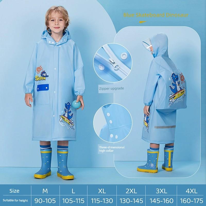 Children's Raincoat for Boys, Waterproof, Lightweight, Special for Kindergarten and School, for Girls, Primary School Students, Poncho, 2026 New Model