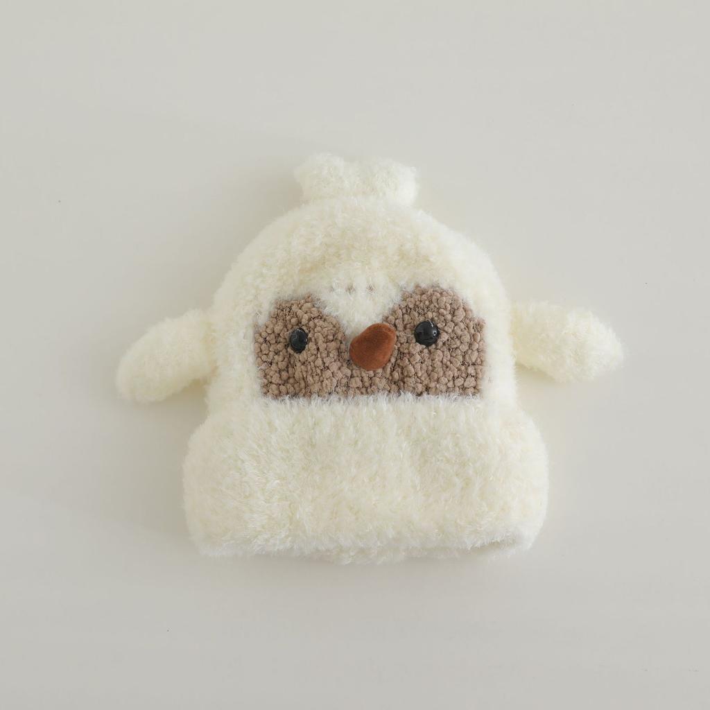 Cute Penguin Doll with Hands That Can Be Pressed To Make Sounds Plush Hat for Women in Autumn and Winter New Product Warm and Thickened