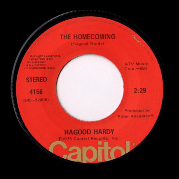 

7inch Record HAGOOD HARDY The Homecoming Quorum 4156 1975 US Pop Used