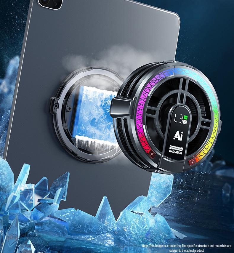 Cold Ice Armor H6Pro Tablet Cooler: High-Power Semiconductor Cooling for Rapid Heat Reduction in Gaming