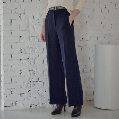 Wollähnliche Doppelstoff-Halbweite Hose Zd12ql401na