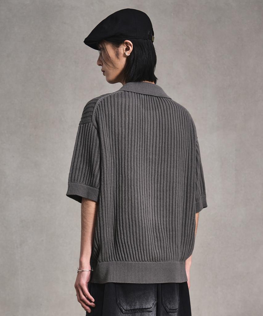 LMOOD Bay Skasi Half Knit Gray