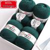 Medium-Thick Fuzzy Wool Yarn Balls for Handmade DIY Crochet & Knitting: Ideal for Scarves & Sweaters