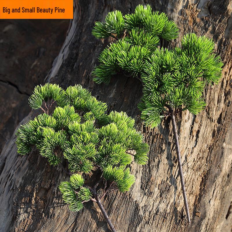 Pine Needle Juniper Artificial Bonsai with Dried and Plastic Pine Leaves