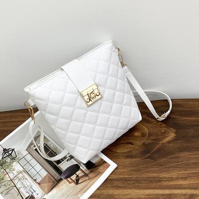 Kleine Tasche, einfache Diamant-Eimer-Tasche, neue Damen Mini-Mode-Umhängetasche, Umhängetasche, ein Stück.