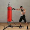 Heavy Duty Punching Bag Frame Boxing Fitness Stand Steel Adjustable Height