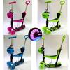 Scooters Adjustable Childrens Height Led Flashing Simple Cute Removable Seats