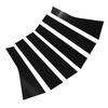 6PCS Car Door Window Pillar Posts Cover Trim Exterior Door Window Pillar Panel Decorative Cover Replacement for     Cherokee 2011-2021