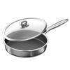 Zhi Shi 30CM Stainless Steel Frying Pan with Lid