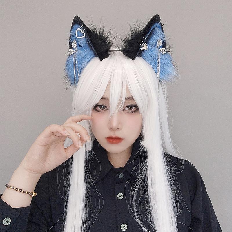 Plush animal ear pendant headgear exotic hair accessories cosplay comic show props accessories headband