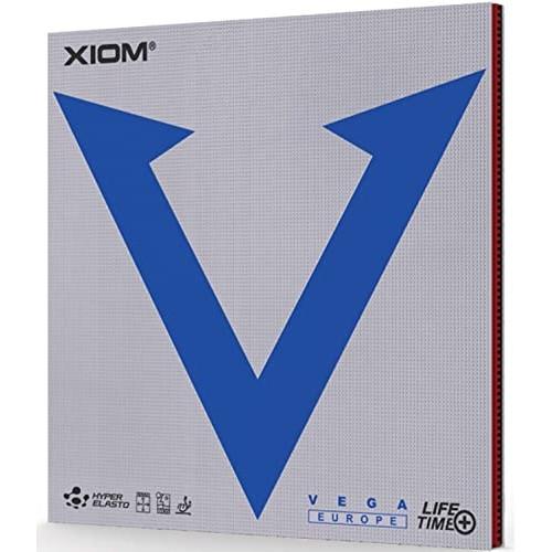 XIOM Table Tennis Rubber Soft Back Vega Europe Black 1.8 10431