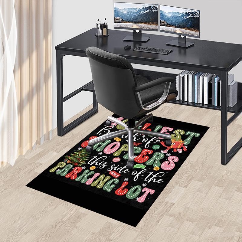 

Jolliest Bunch of Shoppers Chair Mat - Office Carpet, Oversized Rug for Home Decor, Sofa Mat, Desk Pad, Gift Idea for Office and Living Room 60cm by 90cm