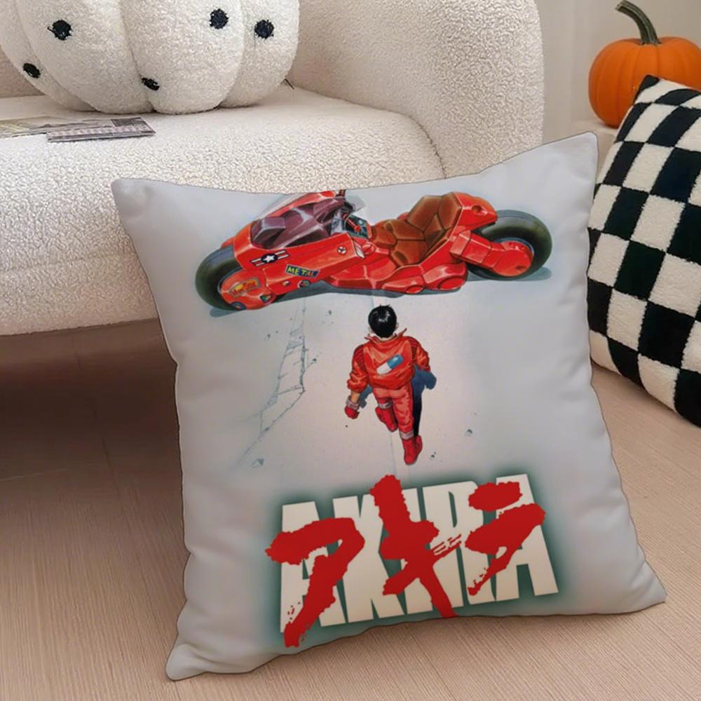 AAkiraS Classic Japan Cartoon Anime Movie Cushion Cover Throw Pillow Cover Hidden Button Durable Polyester Chair Cushion