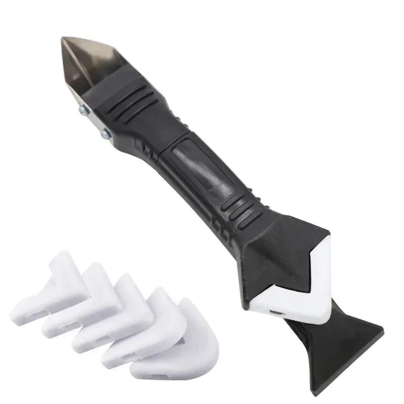 

5 в 1 средство для удаления силикона, финишный герметик, гладкий скребок, набор инструментов для затирки, инструменты с лентой для швов, набор пластиковых ручных инструментов, аксессуары