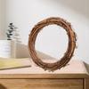 Rattankranz, umweltfreundlich, Heimdekoration, tragbar, Weihnachten, flexibel, getrockneter Rattanring für den Garten