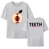 Teeth Musical Comedy Printing T-shirt Cotton Short Sleeve Women/Men Tshirts Graphic Tees Tops Round Neck Soft Unisex Streetwear
