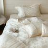 COMOLIVING All-Season 4-Piece Bedding Set with Duvet
