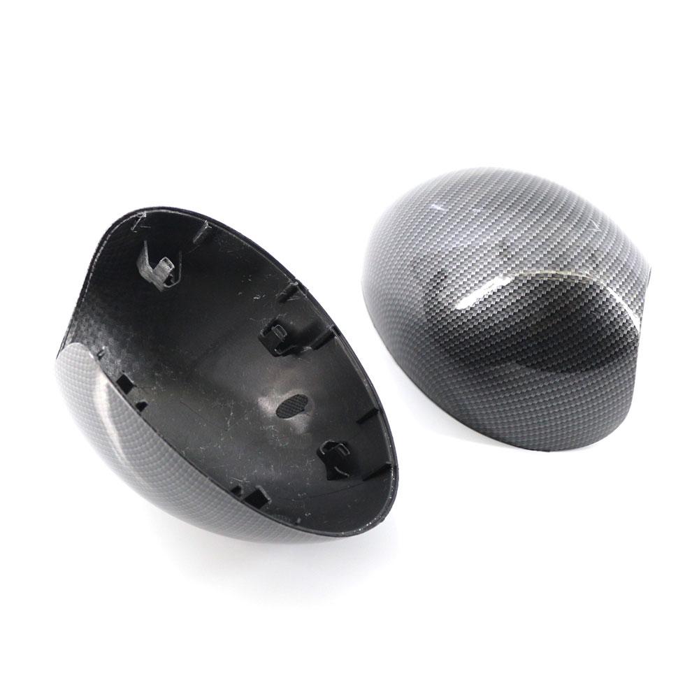 Carbon Fiber Door Side Wing Rearview Mirror Cover Cap Rear View Mirror Cover Replacement For BMW Mini Cooper R55 R56 R57 R58 R59