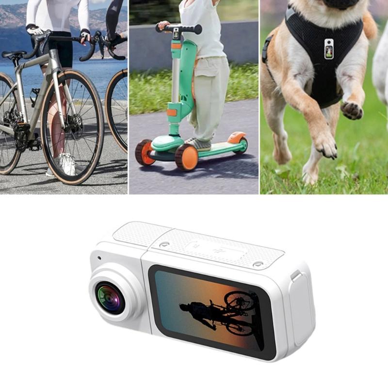 1.47in Screen Mini thumb Camera 2.7K Video Featuring 180 degree Rotating Lens To Capture Unique Perspective Easily