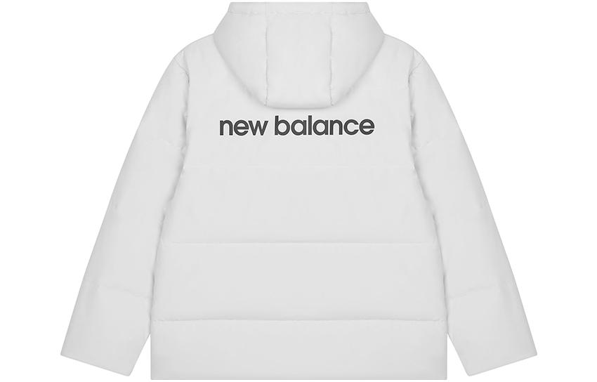 New Balance Down Jackets Men's White Hooded Thickened Other AMJ23343-GYM