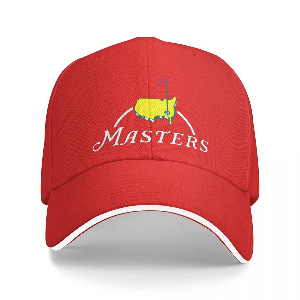 

Новинка 2023 года, бейсболки The Masters Golf Tournament, товар для унисекс, женская шляпа для гольфа, классический регулируемый головной убор One Size