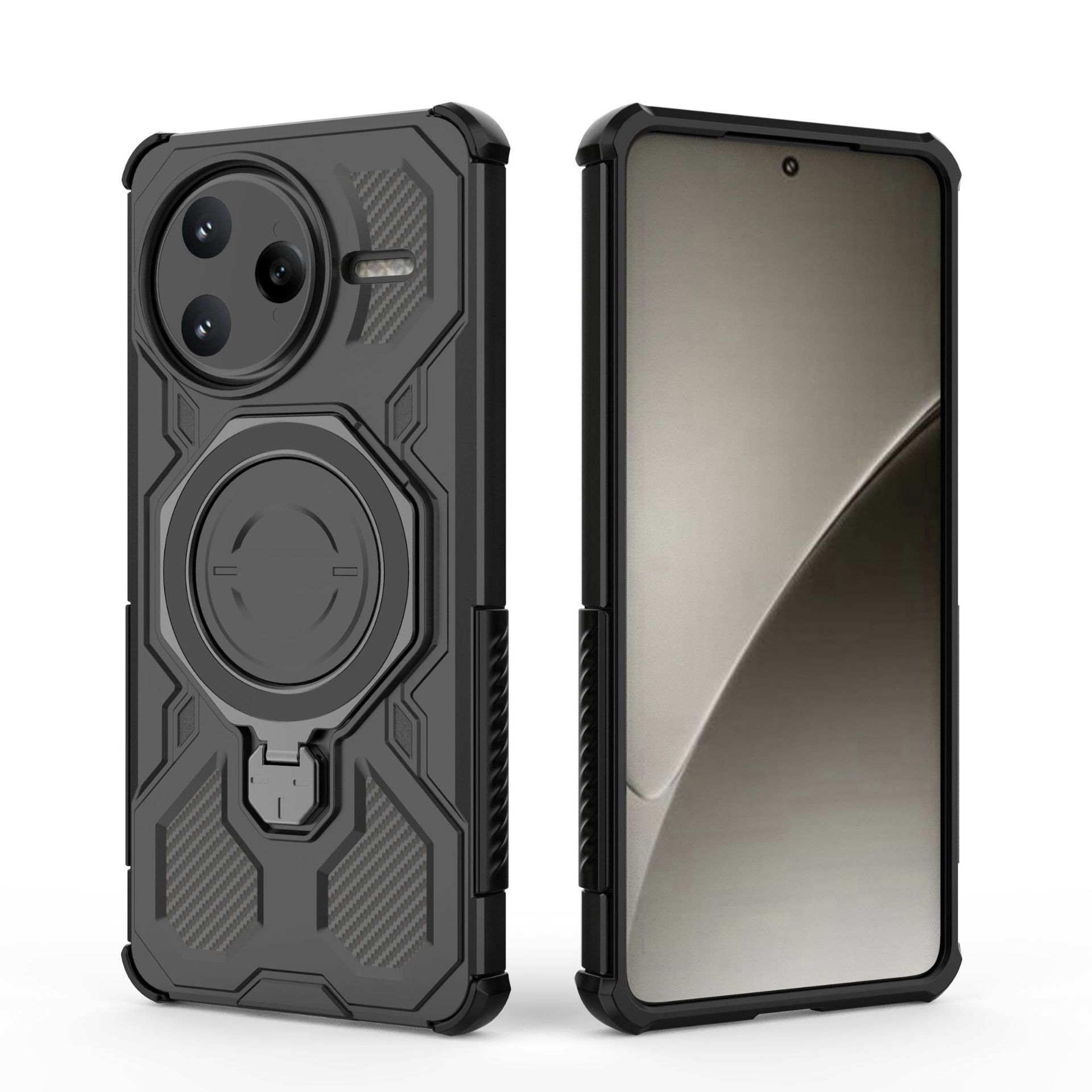 

Xiaomi Poco F7 Ultra Magnetic Phone Case,Military Drop Protection MagSafe Phone Case Cover for Xiaomi Poco F7 Ultra чёрный