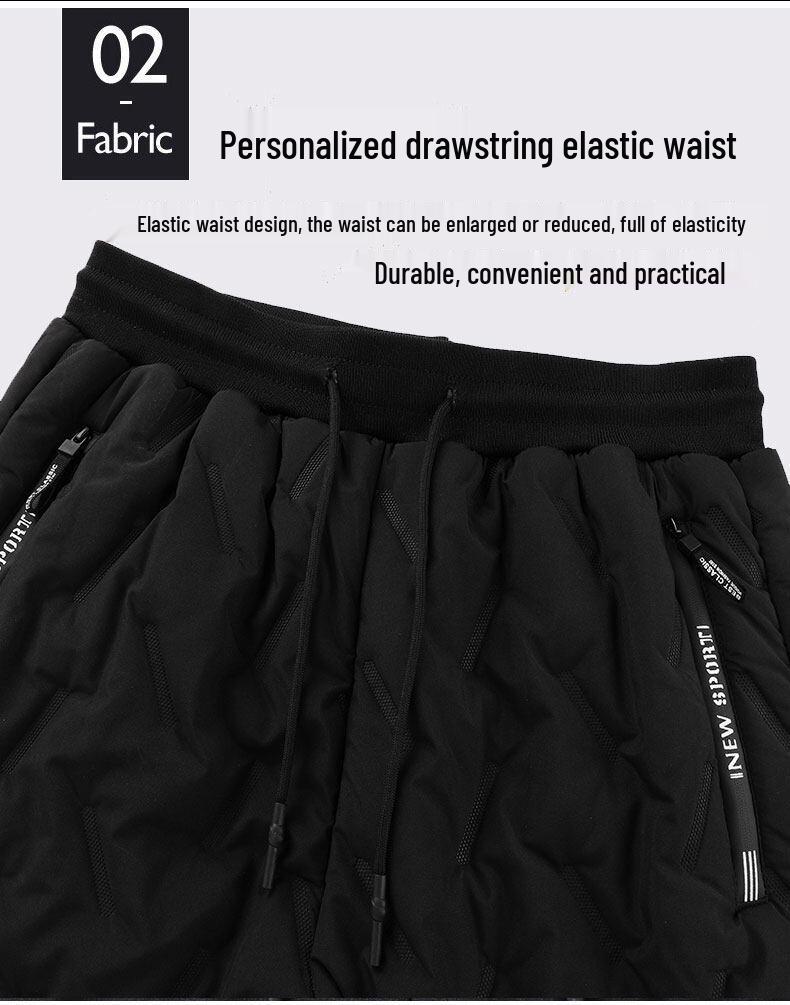 Men's USB Heated Lamb Fleece Pants - Intelligent, Warm Winter Wear