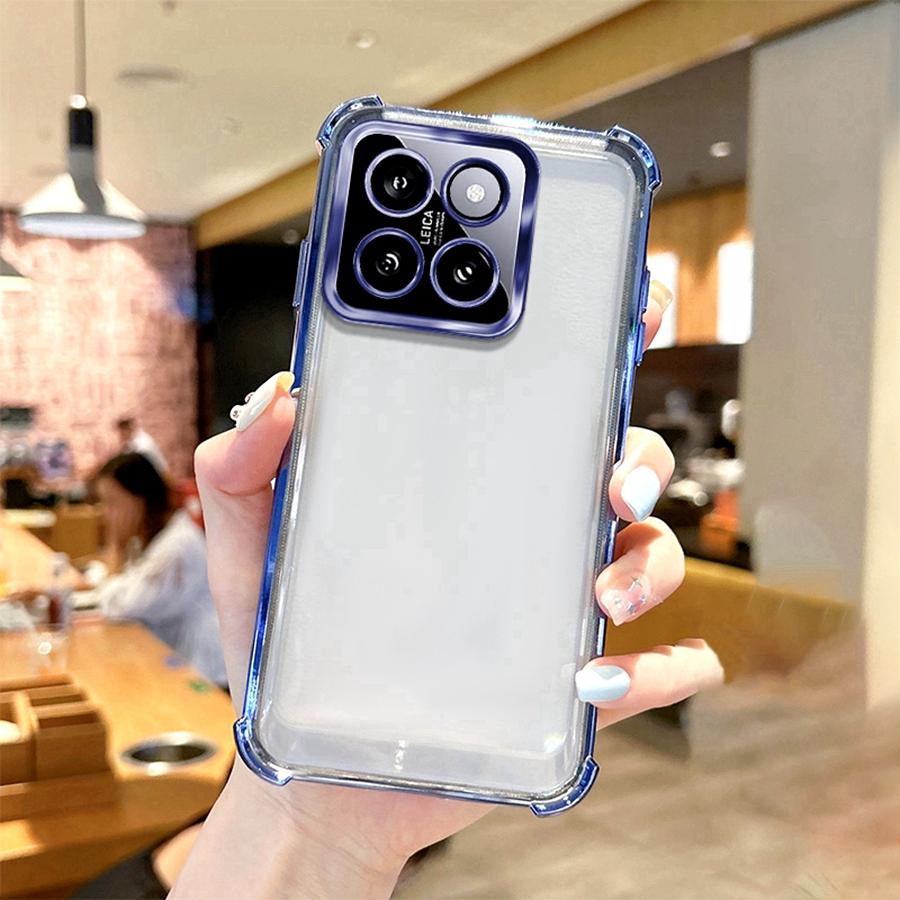 Airbag Shookproof Lens Case For Honor X6C X7D X9D Huawei Nova 14 Pro Plating Silicone Back Clear Cover