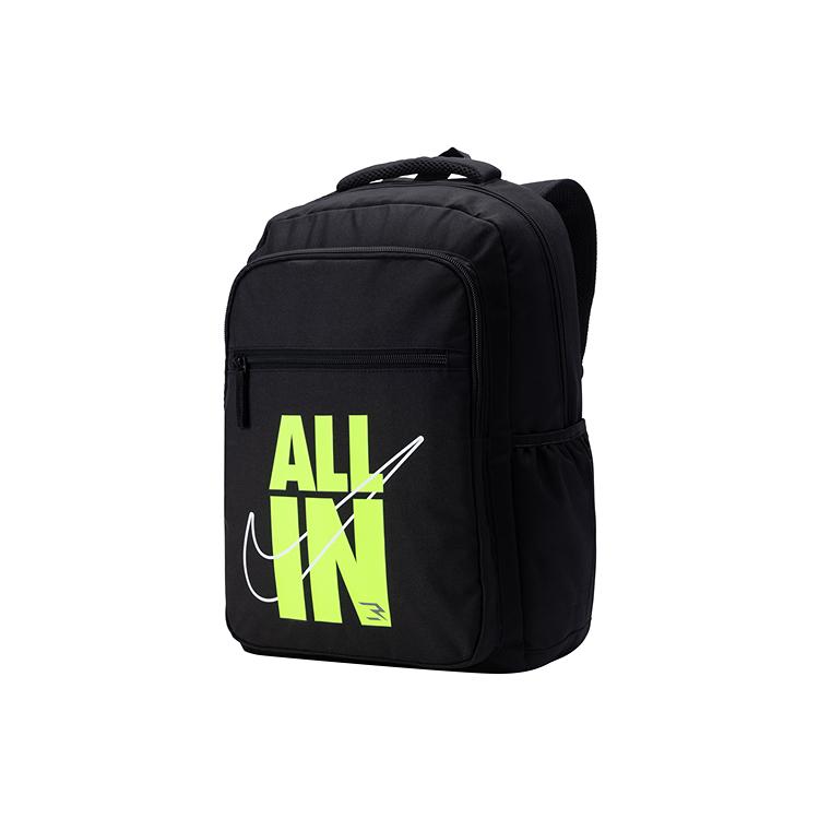 Nike Polyester Backpack Laptop Bag Unisex Jet Black Casual N32513033GS-002