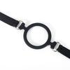 2 Sizes Full Silicone O Ring Gag Strap,Open Mouth Gag,Fetish Oral Fixation BDSM Sex Slave Bondage SM Couples Women Flirt Tools