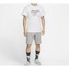 Nike Graffiti Printing Skateboard Short Sleeve White Men's CU0287-100