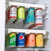 2pcs Hanging Fridge Can Organizer No-Tool Install, Soda Can Storage Rack for Refrigerator, Efficient Kitchen Shelf Holder