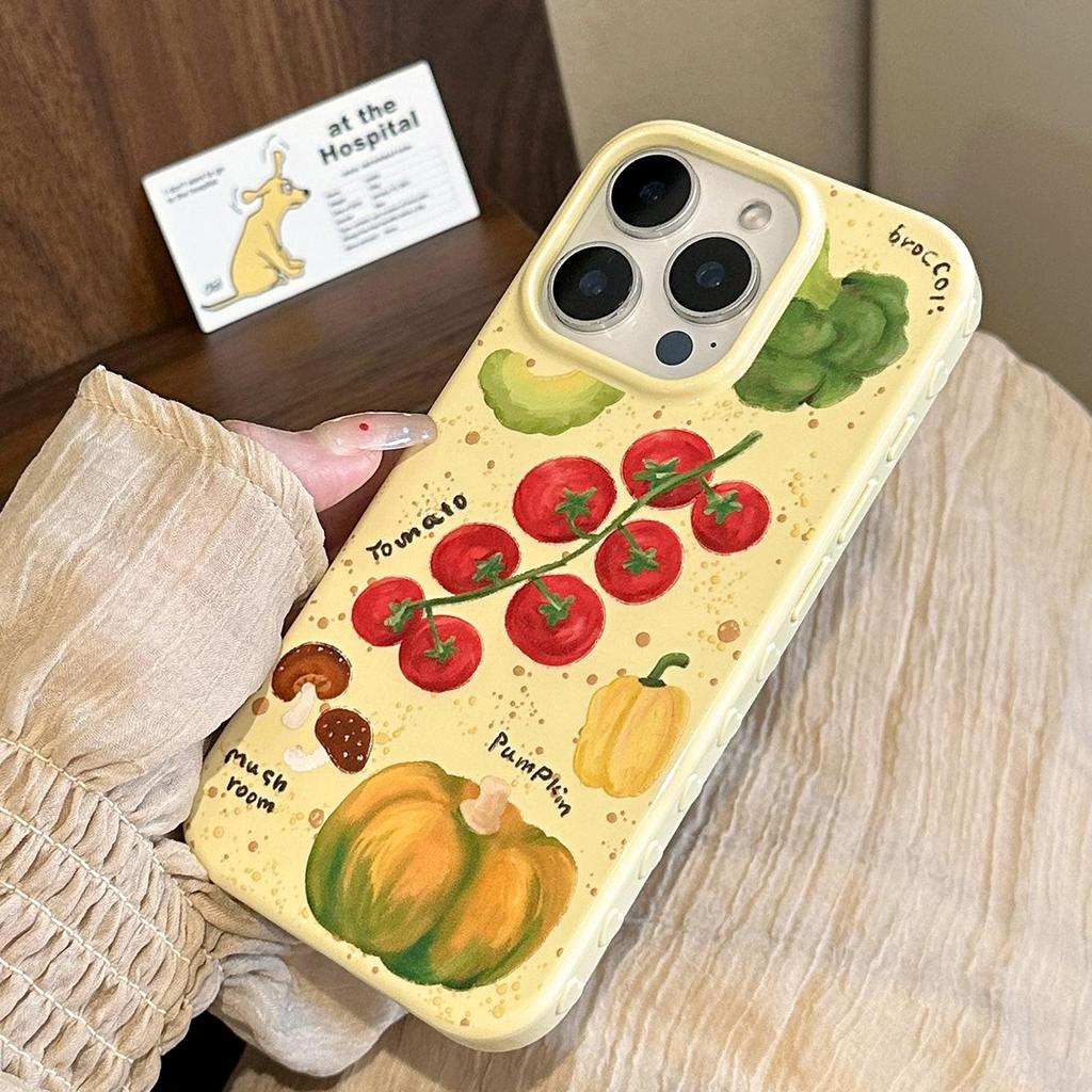 Creative Pumpkin Vegetable Phone Case for iPhone 17 iPhone 17 Pro Max