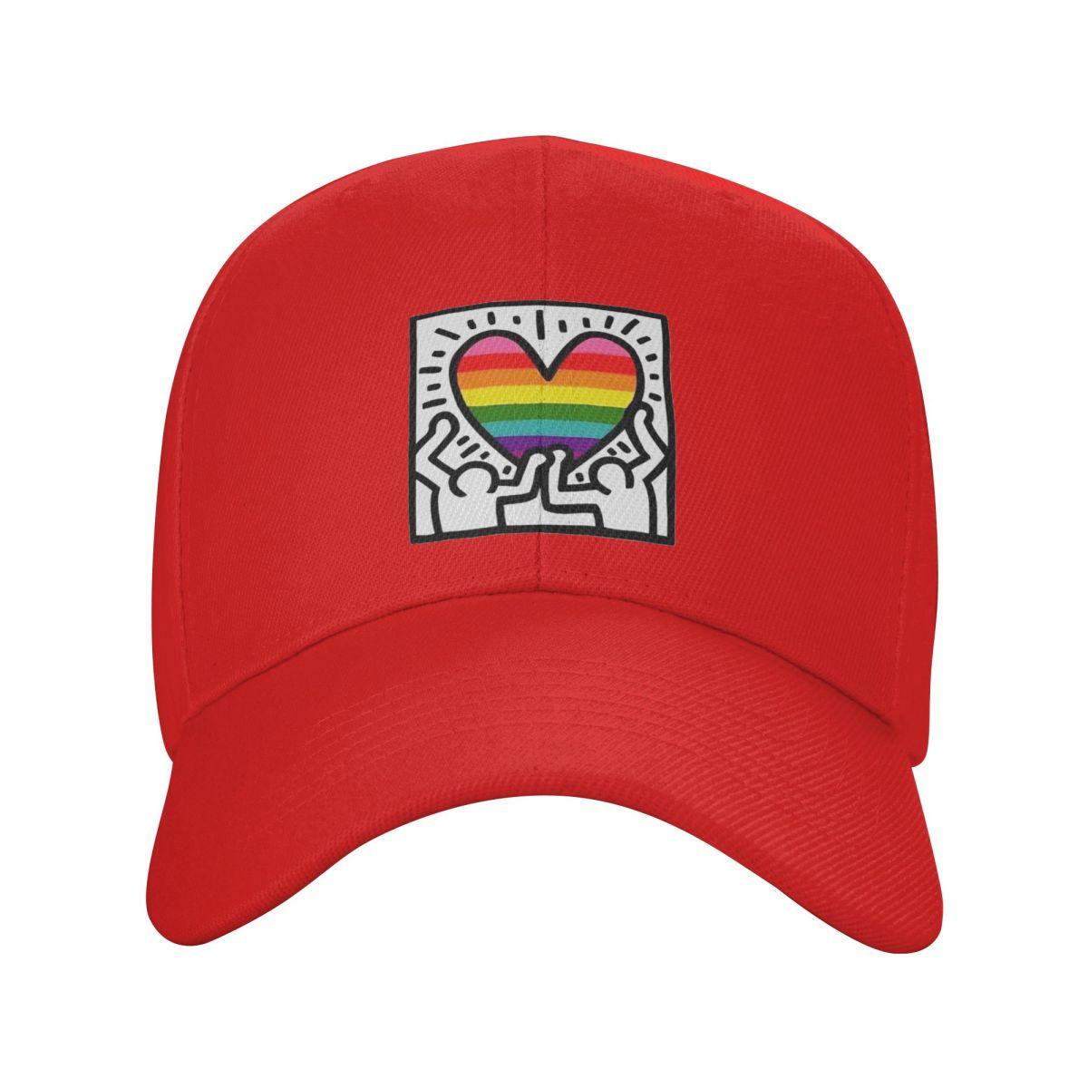 Лучшие Друзья Haring Геометрический Граффити Кепка Модная Повседневная Бейсболка Регулируемая Шляпа Хип-Хоп Летняя Унисекс Бейсболки One Size