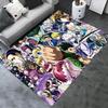 Anime Hunter x Hunter Teppich für Wohnzimmer Schlafzimmer Zuhause Sofadekoration, Kinderspiel rutschfeste Bodenmatte